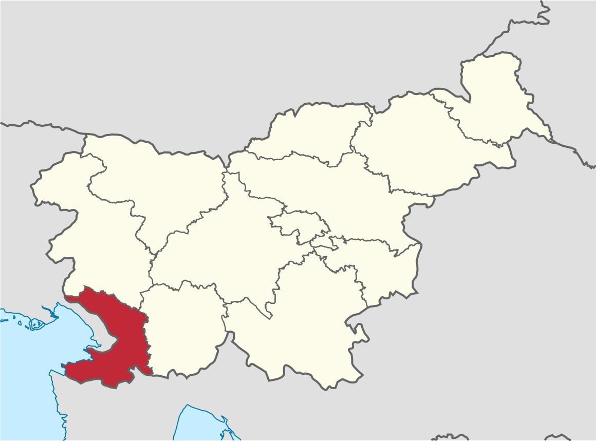 মানচিত্র, কার্স্ট, স্লোভেনিয়া
