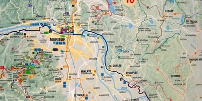মানচিত্র ক্যাম্পিং, স্লোভেনিয়া